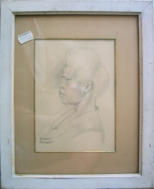 Drawing - 13.00 x 16.25 inches - Pencil