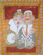 Watch the Birdie - 20.00 x 16.00 inches - Oil on Canvas Panel