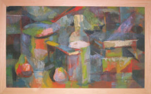 Untitled - 19.75 x 12.25 inches - Oil on Board