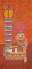 Lighthouse Keeper - 10.00 x 21.50 inches - Oil on Canvas