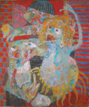 The Dance - 20.00 x 24.00 inches - Oil on Canvas