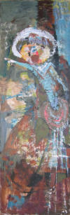 Crow's Nest - 9.75 x 30.00 inches - Oil on Board