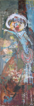Crow's Nest - 9.75 x 30.00 inches - Oil on Board