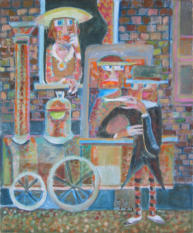 Puffing Billy - 20.00 x 24.00 inches - Oil on Canvas Panel