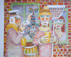 Lobster Catcher - 28.00 x 22.00 inches - Oil on Canvas Panel