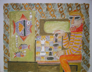 The End Game - 28.00 x 22.00 inches - Oil on Canvas Panel