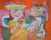 Port and Lemon - 18.00 x 14.00 inches - Oil on Canvas Panel