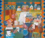Third Party - 24.00 x 20.00 inches - Oil on Canvas Panel