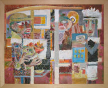 Lily at Mutley Goodbody's - 21.25 x 17.25 inches - Oil on Canvas Panel