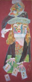 The Game's Up - 15.50 x 40.00 inches - Oil on Board