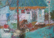 Quayside - 10.00 x 7.00 inches - Oil on Board