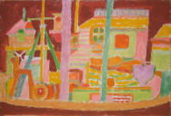 Harbour - 12.00 x 8.25 inches - Oil on Board