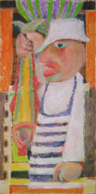 Fresh fish - 12.00 x 24.00 inches - Oil on Canvas