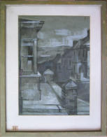 Drawing - Rosebery Avenue, Plymouth - approx. 12.00 x 16.00 inches - Crayon