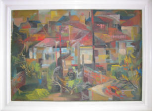 View from Studio - 29.50 x 22.00 inches - Oil on Board