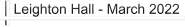 Leighton Hall - March 2022
