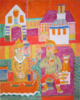 Today's Catch - 24.00 x 30.00 inches - Oil on Canvas Panel