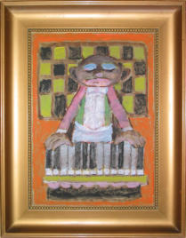 Musician - 14.00 x 18.00 inches - Oil on Canvas Panel