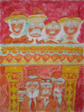 The Audience 18.00 x 24.00 inches - Oil on Canvas Panel
