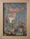 Abstract Figure - 8.25 x 11.50 inches - Oil on Board