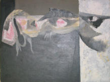 Monochrome Abstract - 16.00 x 12.00 inches - Oil on Board
