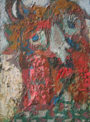 Owl - 6.00 x 8.00 inches - Oil on Board