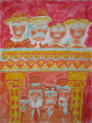 The Audience 18.00 x 24.00 inches - Oil on Canvas Panel