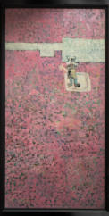 I Declare this Empty Space Open - 24.00 x 48.00 inches - Oil on Board 