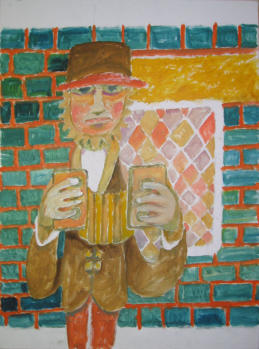Concertina - 18.00 x 24.00 inches - Oil on Canvas Panel